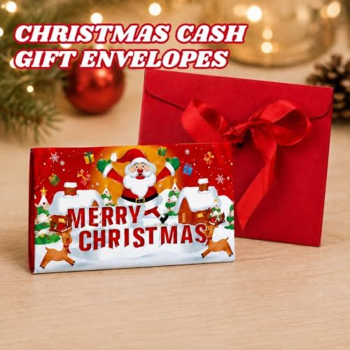 Christmas Gift Card Book for Adults, Money Holder for Cash Gift