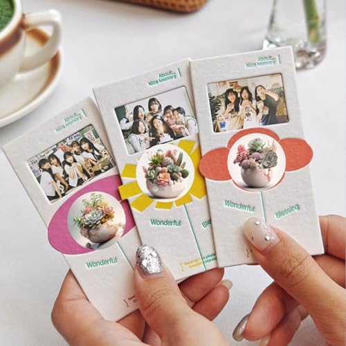 500PCS Succulent Stickers Roll Waterproof Vinyl Round Potted Plant Decals Cute Botanical Stickers for Gift Bags Envelopes Water Bottles Scrapbooking Kids Party Favors Teens Adults Crafts Journal