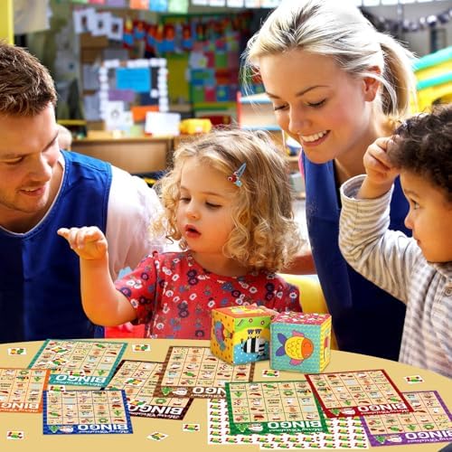 Fancy Land Christmas Bingo Game for Kids 24 Players Winter Party Supplies