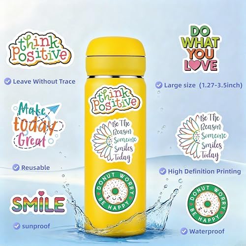 300PCS Motivational Inspirational Quote Stickers for Adults Teens Students