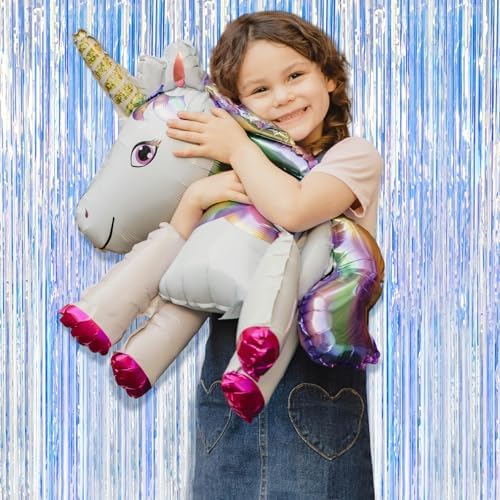 20 Pack Iridescent Backdrop Party Decorations Tinsel Curtain Party Backdrop Foil Fringe Birthday Decorations Photo Booth Streamer Backdrop Pink Theme Bachelorette Graduation Party Decorations