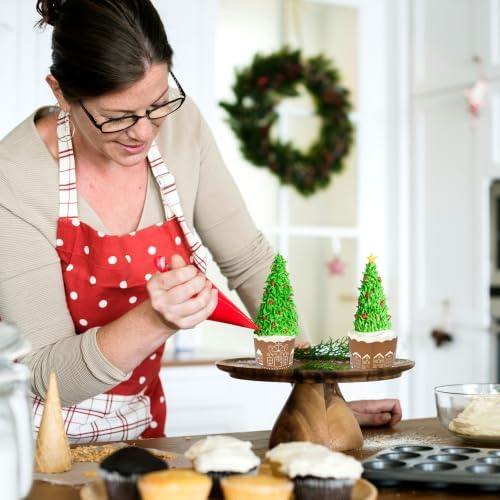 100 Pcs Christmas Paper Baking Cups Gingerbread House Design Disposable
