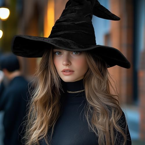 HOMELEX Adult Witch Hat for Halloween Costume Party