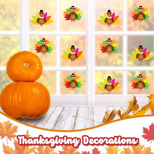 BBTO 36 Sets Thanksgiving Turkey Craft Kit Fall Craft, Novel Style