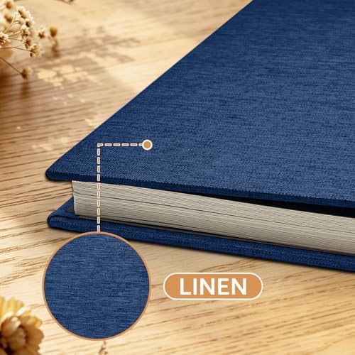 Large Self Adhesive Scrapbook Album, 40 Sheets 80 Pages Photo Book