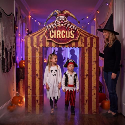 Pajean Halloween Circus Cardboard Archway Standee 49x63 in Doorway Prop