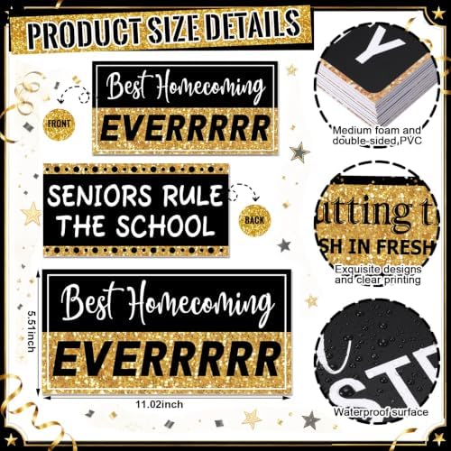 Beeveer 24 Designs Homecoming Photo Booth Props Class Reunion Sign