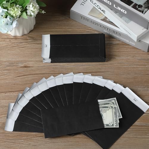 Mr. Pen- Money Envelopes for Cash, 6.5" x 3.5", 100 Pack, Kraft Paper | Self-Adhesive Bulk Cash Envelopes for Budgeting, Money and Coin Saving, Check, Budget, Small Item Organizing