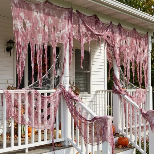 197"x71" Halloween Scary Gauze, Spooky Cloth Party Decoration