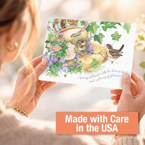 Current Nature's Serenade Thinking of You Cards Religious with Envelopes - Assortment of 20 Greeting Cards, 10 Designs, Large 5" x 7" Christian Thinking of You Cards