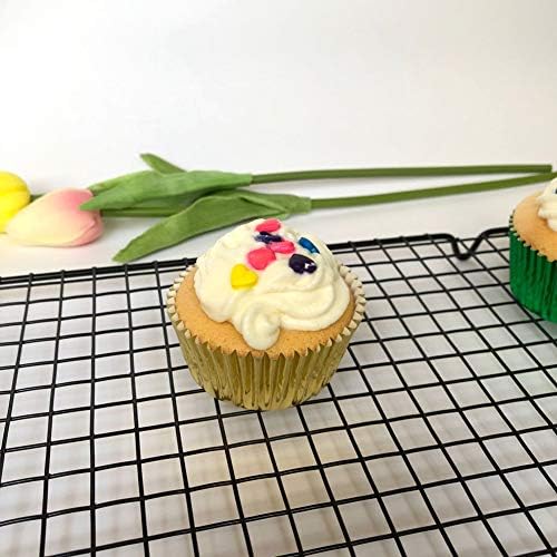 Shiny Gold Foil Cupcake Liners Standard Paper Baking Cups for Wedding, Party and More, 120-Count