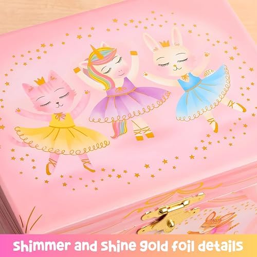 Giggle & Honey® Musical Ballerina Jewelry Box for Girls