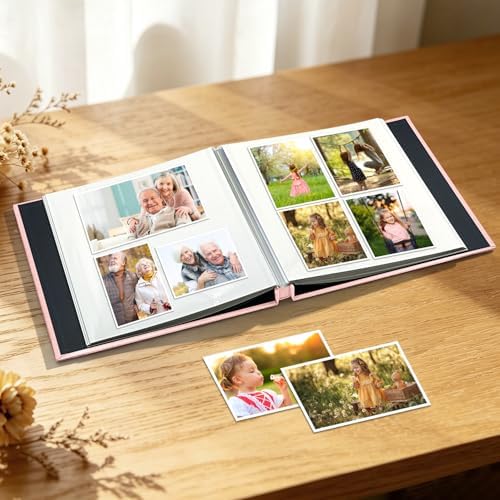 Large Self Adhesive Scrapbook Album, 40 Sheets 80 Pages Photo Book