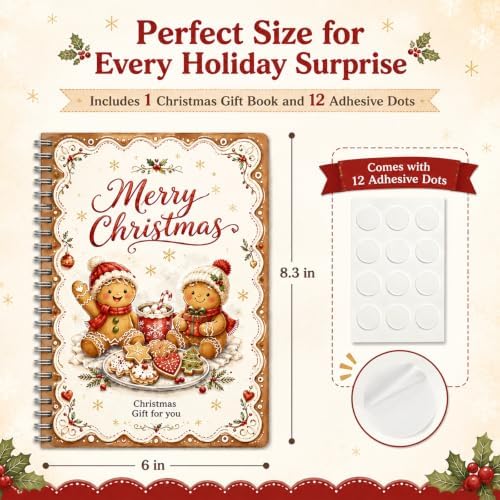 Christmas Gift Card Book, Merry Christmas Gift Card Book for Adults Teens