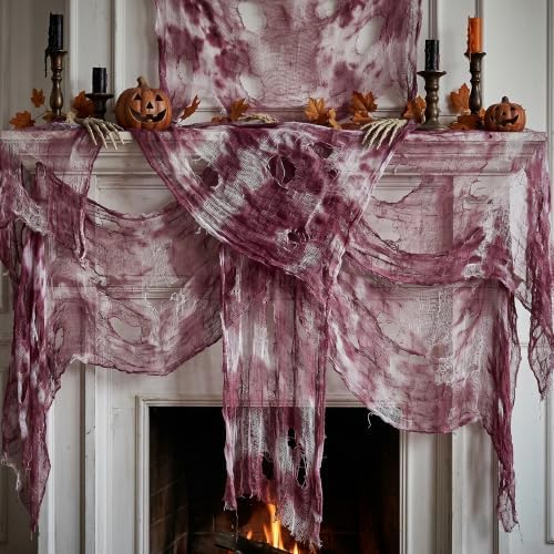197"x71" Halloween Scary Gauze, Spooky Cloth Party Decoration