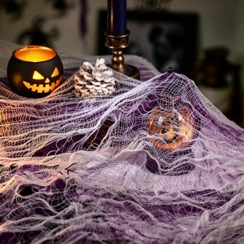 500 X 80 in Halloween Creepy Cloth for Yard and Outdoor Decorations,Multi