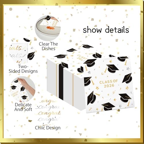 Congrats Graduation Napkins - 50pcs, 2Ply