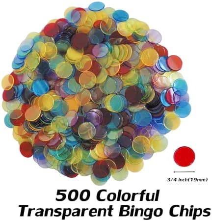 SEETOOOGAMES Deluxe Bingo Game Set - Metal Cage, 50 Bingo Cards, 500 Paper Sheets, 500 Chips, 75 Balls, Plastic Master Board - Great for Large Groups, Family Games Nights Parties (Round Cage)