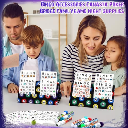 Eersida 2 Pack 2 Pack Bingo Card Holder Pull Tab Holder Card, Classic Style