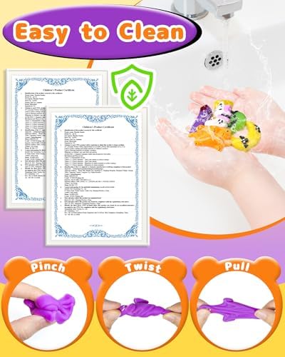 30 Pcs Halloween Squishy Toys, Party Favors for Kids, Non Candy Treats