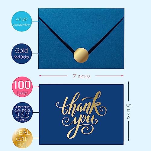 Janvale 100 All Occasion Cards Assortment Box with Color Envelopes，All Occasion Cards Set with Greeting Inside, Large 5 x 7 inch Cards with Stickers and Dividers