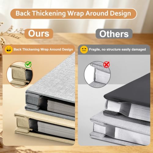 Large Self Adhesive Scrapbook Album, 40 Sheets 80 Pages Photo Book