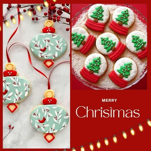 Large Size Christmas Ornaments Cookie Cutters 4PCS Stainless Steel