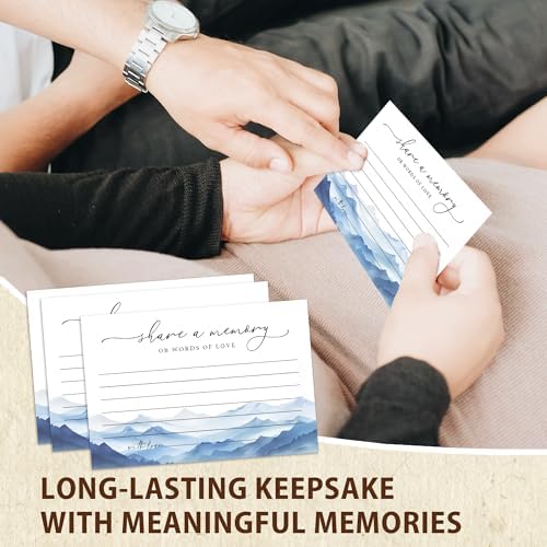 Share A Memory Cards for Celebration Of Life - Set of 50 Memorial Cards for Weddings, Anniversaries, Memorials, Funerals, Birthdays, Graduation, Retirement, Going Away -A05