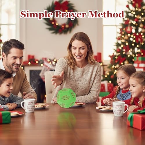 Santa Swap Gift Exchange Dice,2026 New-3 * 3in Exchange Gifts Family Game,Stocking Stuffers for Men Women, Anniversary Christmas Birthday Gifts for Men Women, Large Dice Party Gifts for Xmas