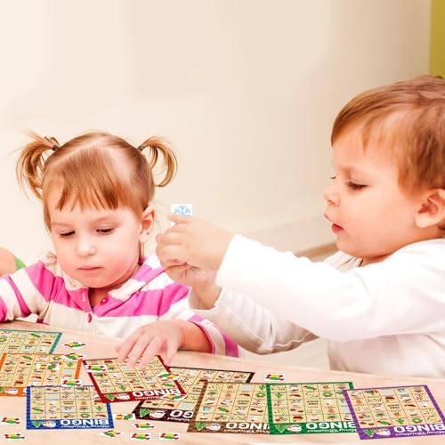 Fancy Land Christmas Bingo Game for Kids 24 Players Winter Party Supplies