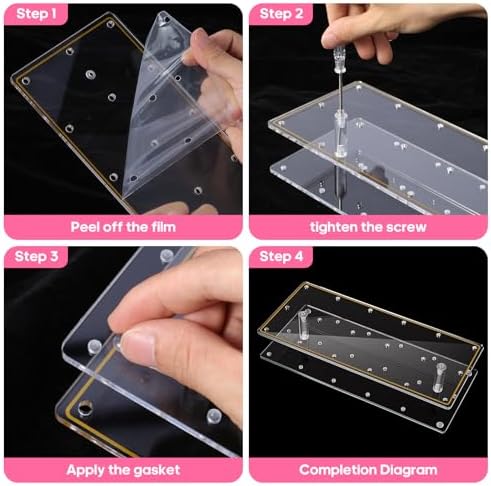 Cake Pop Stand 18 Holes Lollipop Display Stand，Clear Cake Pop Display Holder，Acrylic Candy Pop Holde for Sticks Under 0.2 inch (5mm) Diameter