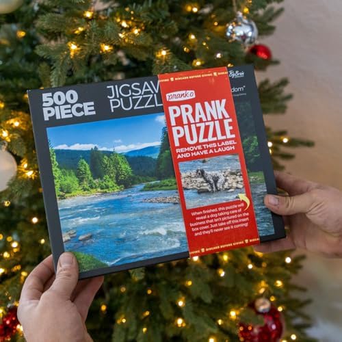 Prank-O 500-Piece Puzzles, Hidden Image (Flowing Freedom)
