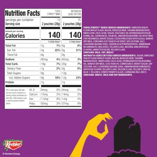 Keebler Trick or Sweet Treat Variety Pack, Halloween Cookies, 30 Ct, 15 oz