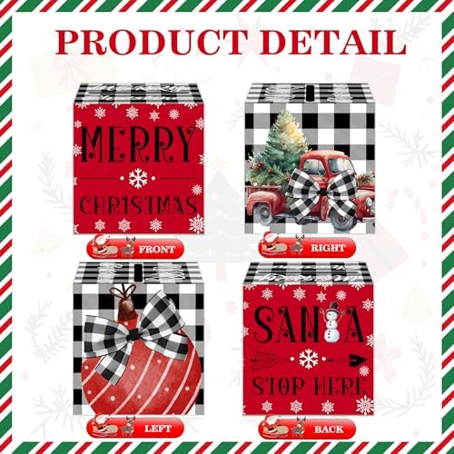 Merry Christmas Party Gifts, Xmas Party Decorations, Santa Money Box with Pull Out Card, Xmas Money Box, Santa Cash Pull Box Gifts for Boys & Girls