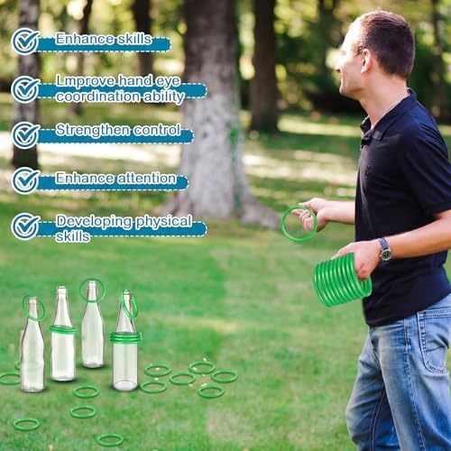 Tioncy Ring Toss Game Set Outdoor Carnival