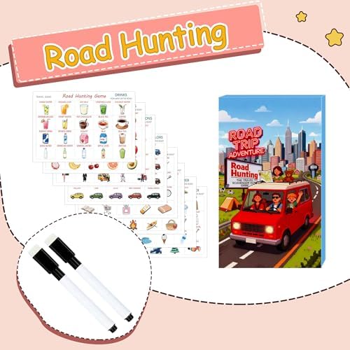Road Trip Adventure Travel Scavenger Hunt Game