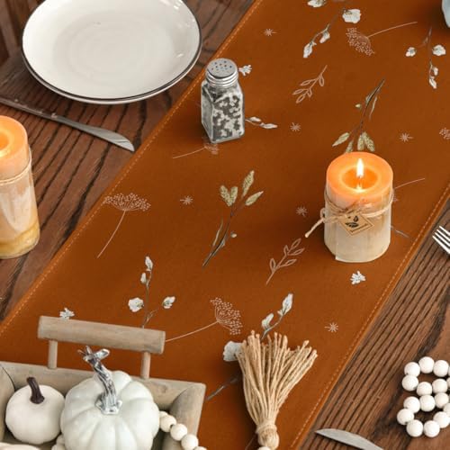 Artoid Mode 210 GSM Fall Table Runner Home Party Decor 13x120 Inch