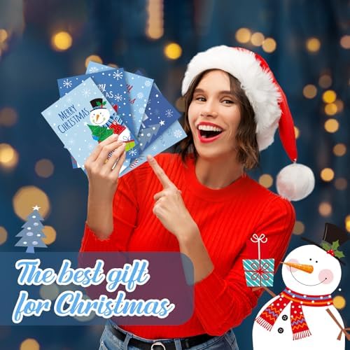 6 Set/30 Slots Christmas Gift Card Booklet with Envelopes