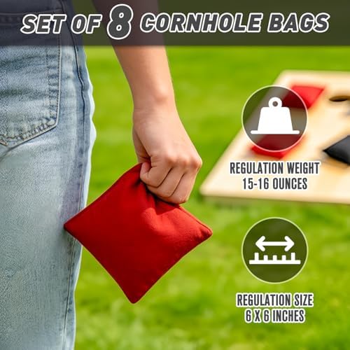 JMEXSUSS Weather Resistant Standard Cornhole Bags