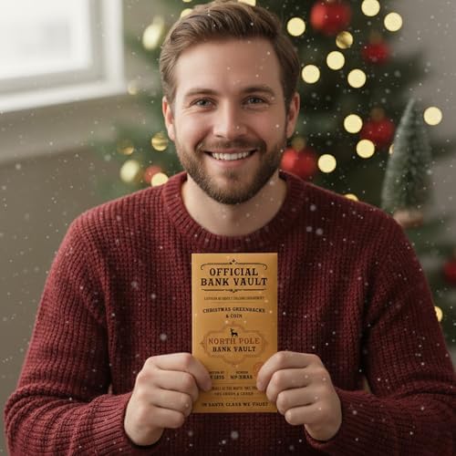 Pack 10 Gift card Holder Money cards for cash gift christmas - Christmas money cards gifts 2026 for kids Family Cowoker Friend - for cash gift - Gift Card