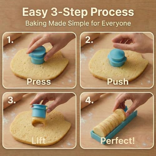 5 PCS Cake Pop Mold Set with 7.8-inch Tray, 5 Shape Cakepop Cutter