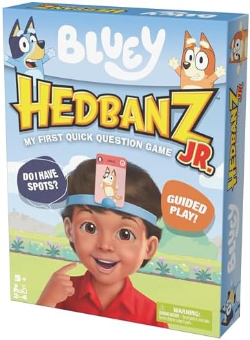 Spin Master Games Bluey Hedbanz Jr. Board Game for Families