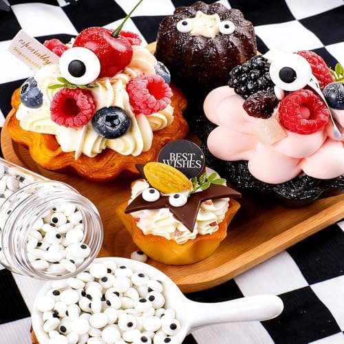 Candy Eye for Decorating Edible, 7mm Halloween Eyes Sprinkles Sugar 3.53oz