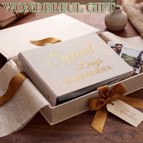 Spiareal Special Days to Remember Beige Card Organizer Set 6x8 in 100 Page