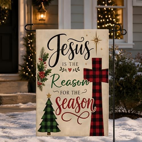Christmas Decorations - Christmas Welcome Garden Flag