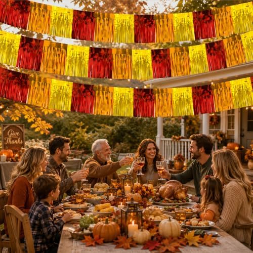 Thanksgiving Decorations - 2 PCS Thanksgiving Banner Streamers | Fall Decor