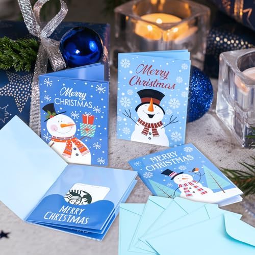 6 Set/30 Slots Christmas Gift Card Booklet with Envelopes