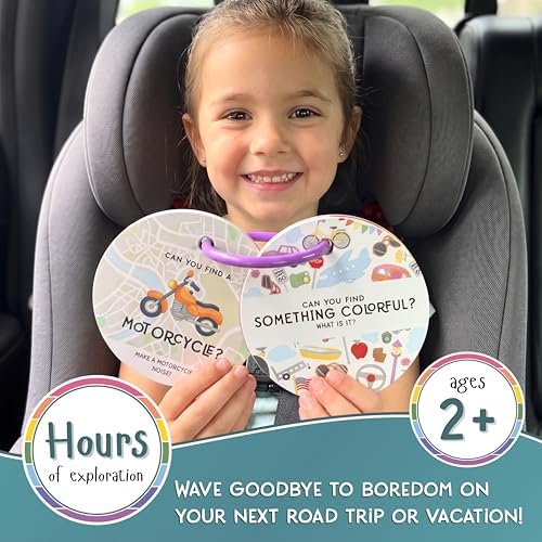 Blu Jay Children's Scavenger Hunt Cards - Travel, Car Game (Expanded)
