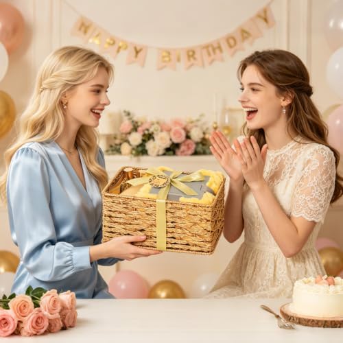Birthday Gifts for Women, 35Pcs Honey Almond Spa Gift Basket, Get Well Soon