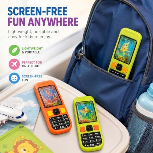 Gejoy 16 Pcs Handheld Water Ring Games for Kids Party Favors Gifts, Cute